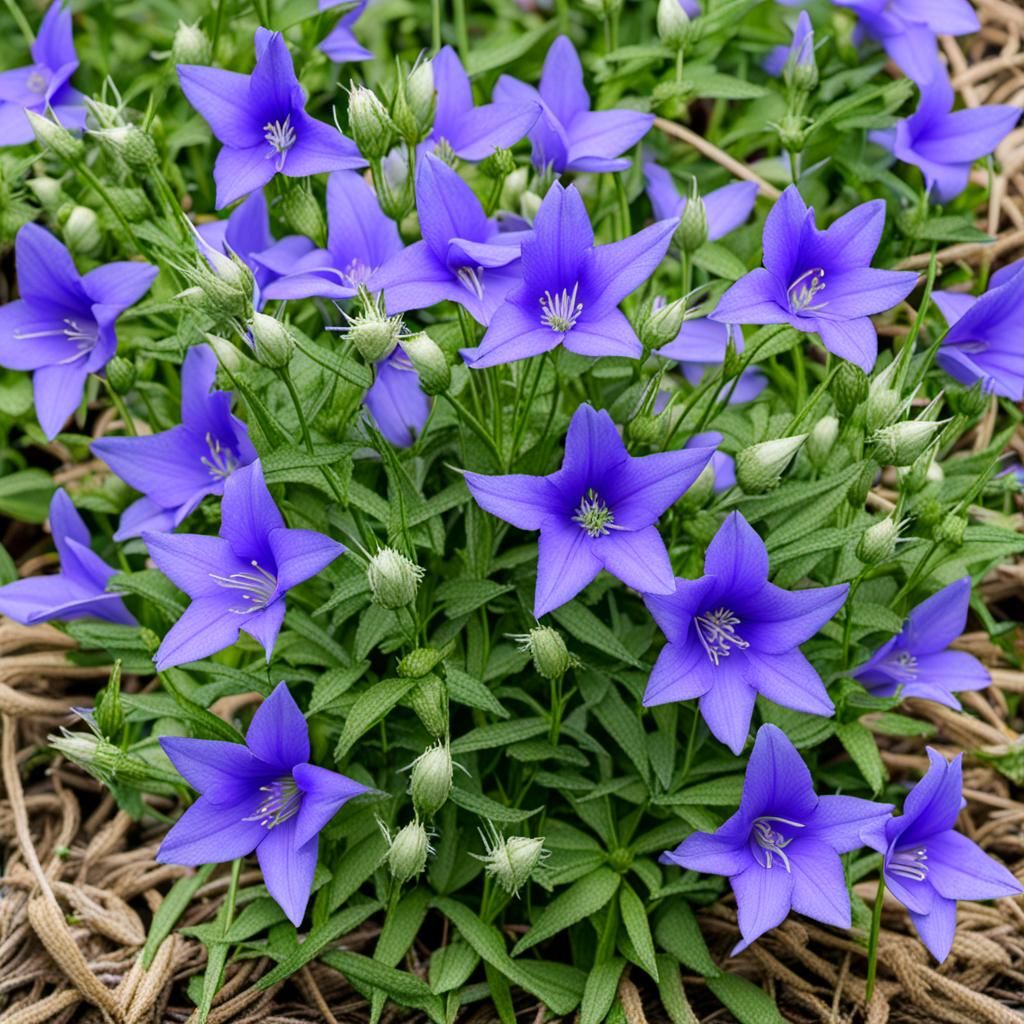Delicate Spreading Bellflower Digital Art