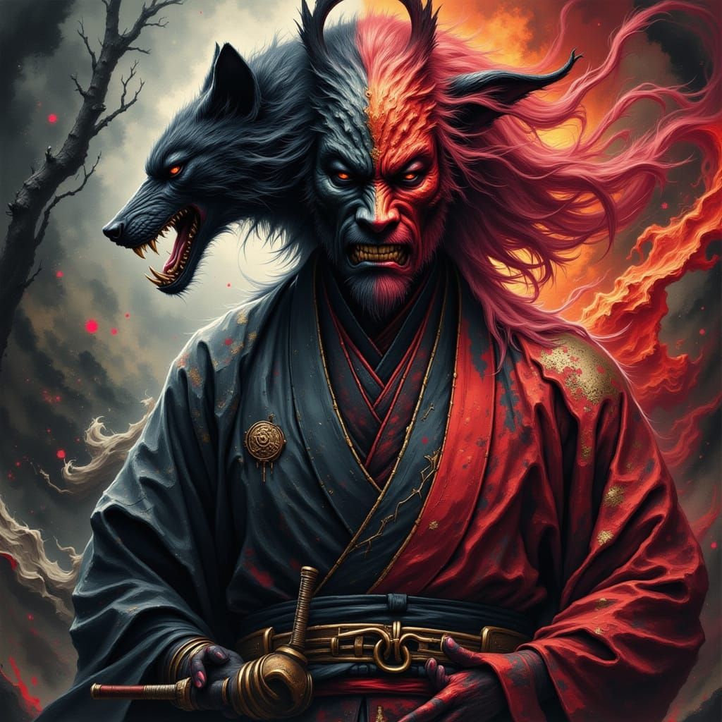 Spirit Samurai: Lycanthrope & Warrior Duality