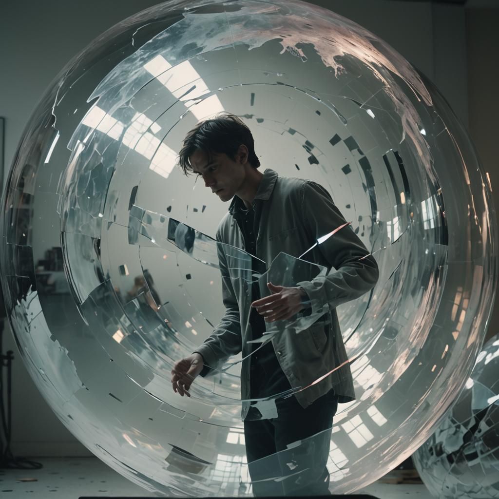 Fractured Reflections: A Psychological Thriller in Soft Focu...