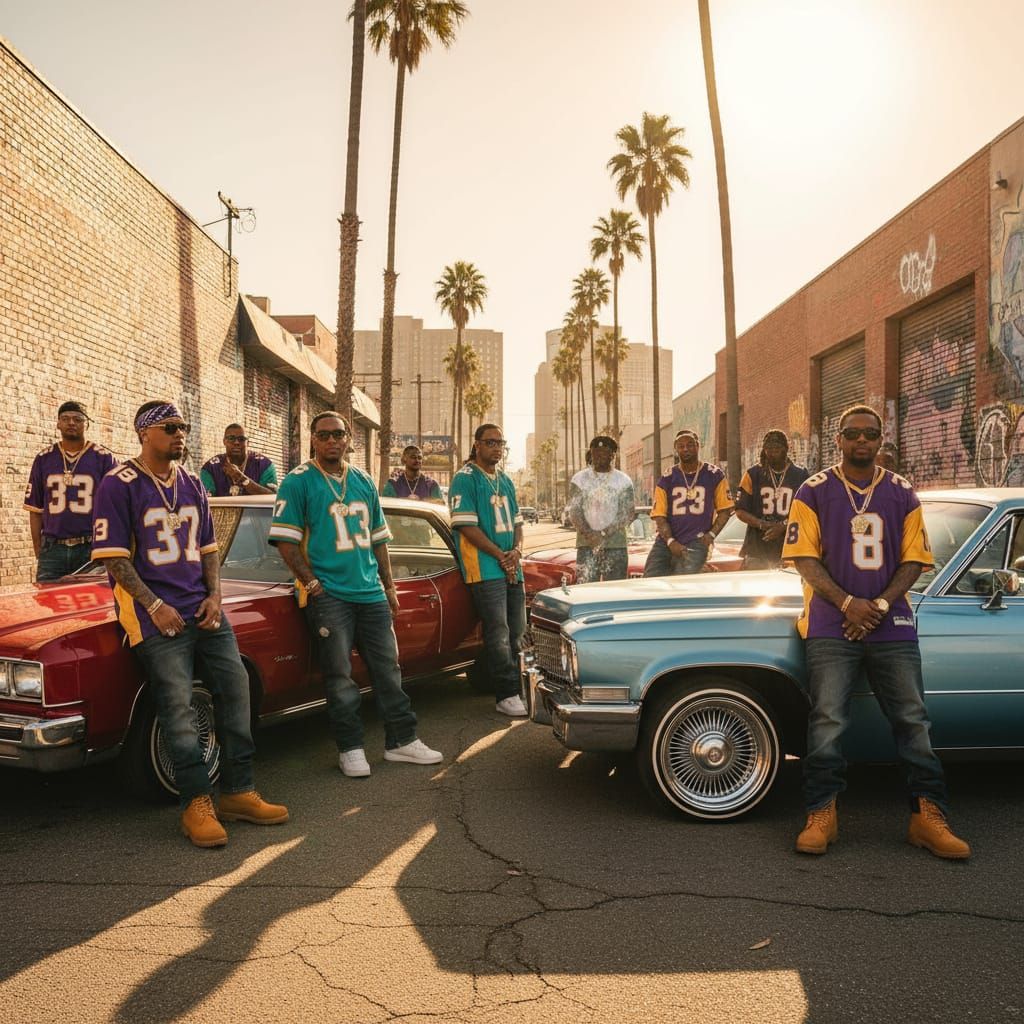 OGs With Swag on City Block in 90s Style