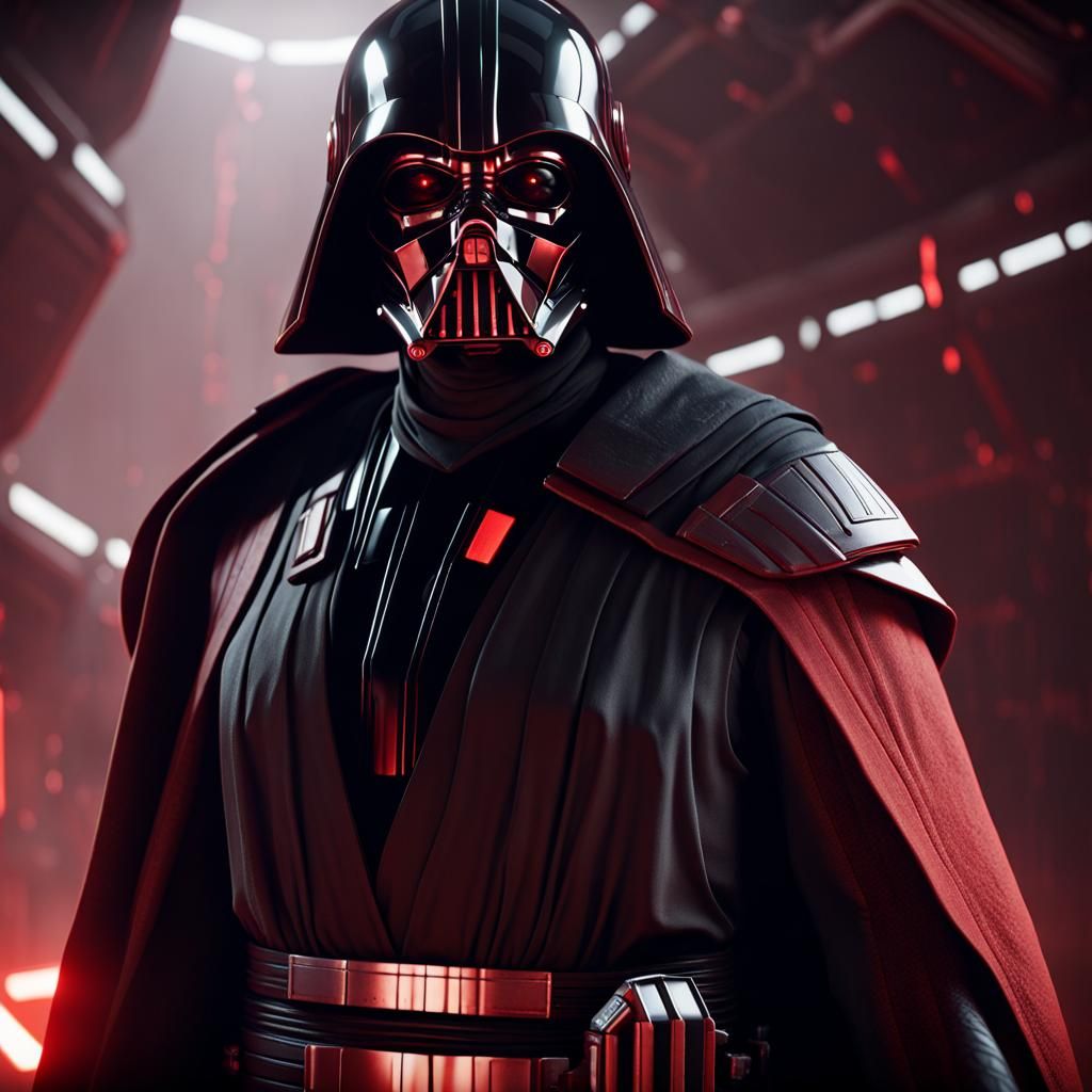 Star Wars Sith in 3D Cinematic Style