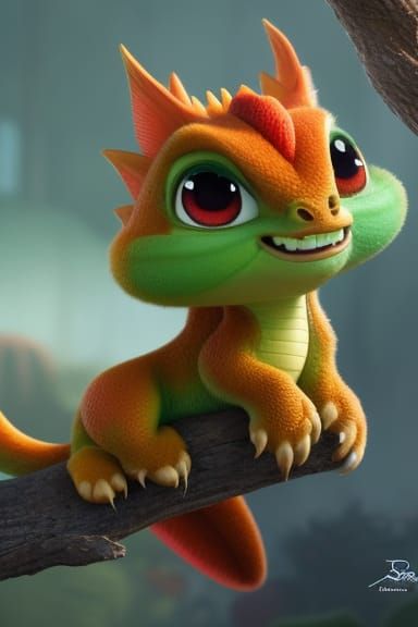 BABY FIRE DRAGON 4