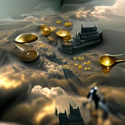 Spectre Guarding Gold Treasure Trove