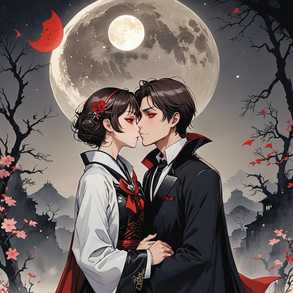 Vampire Kiss: Anime Style Cel-Shaded Romance