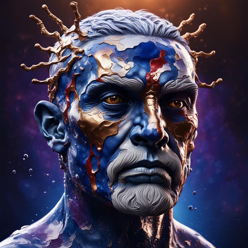 Baalmon (X-Antibody) in Hyperrealistic Splash Art