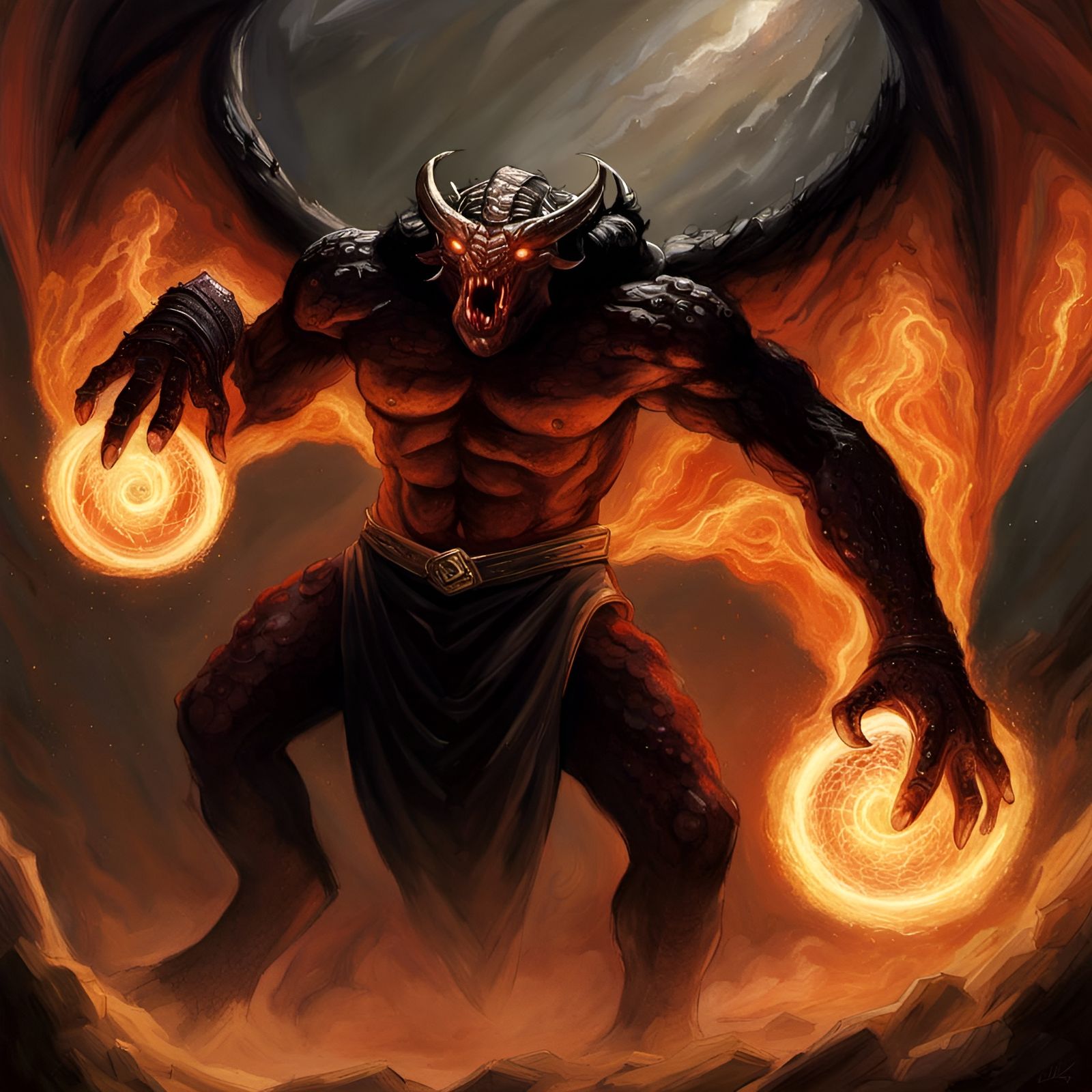 Balrog of Morgoth: A Creature of Shadow and Flame