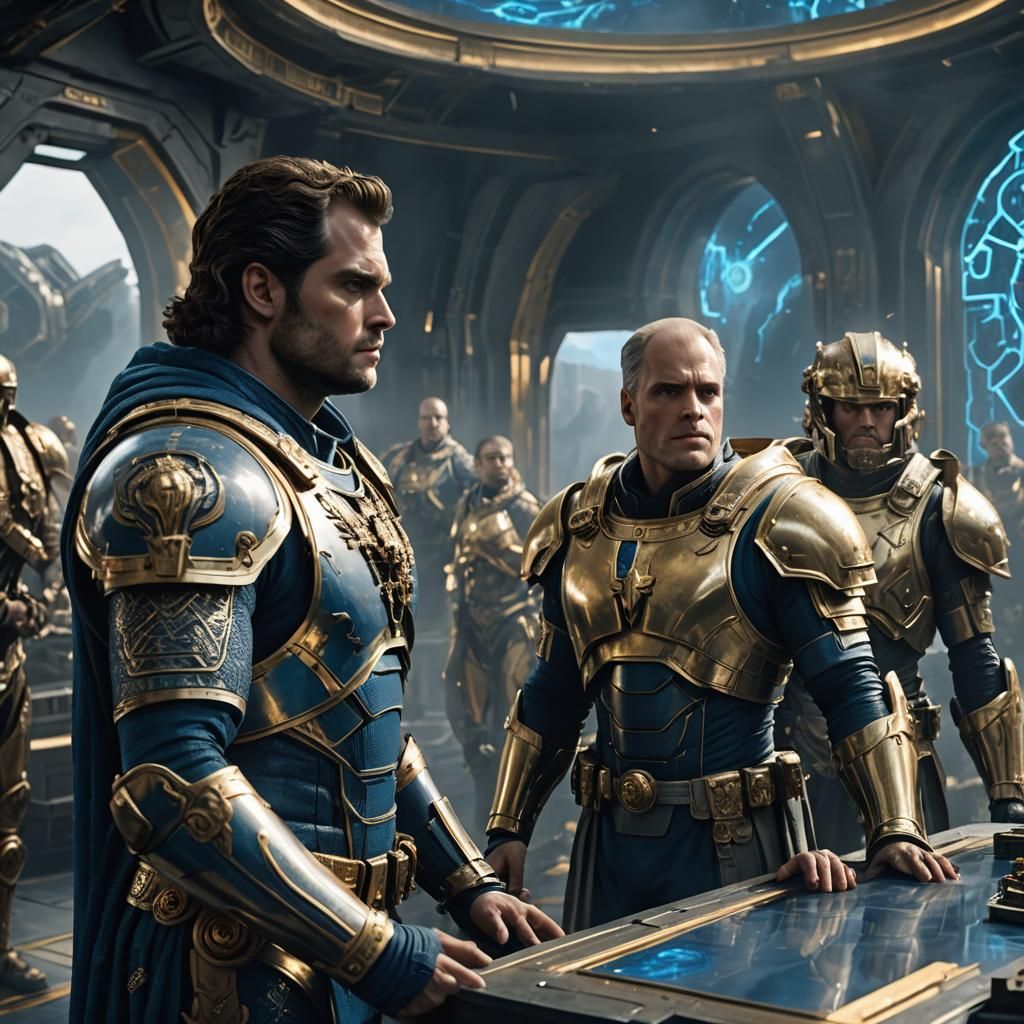 Warhammer Space Marine Movie Scene in Unreal Engine 5