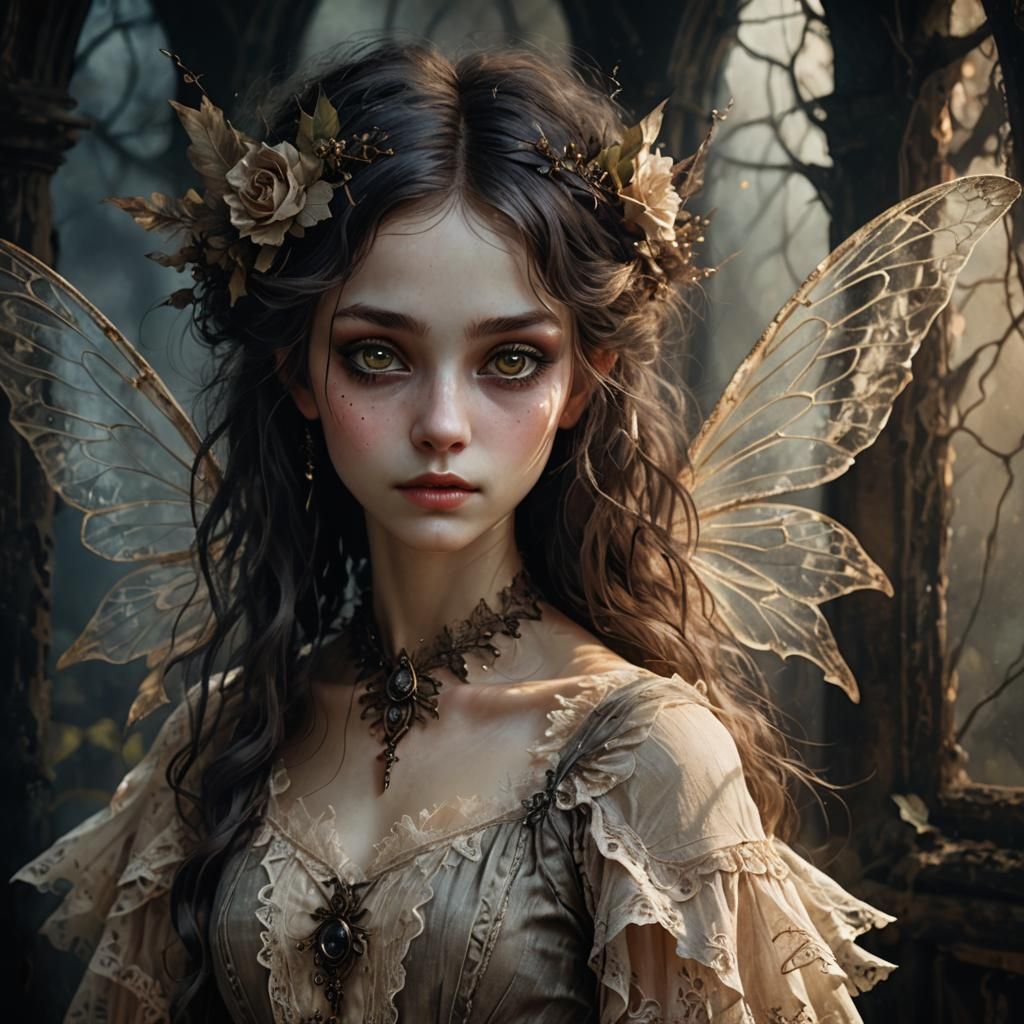 Even, sometimes fairies, forget how to use their wings...