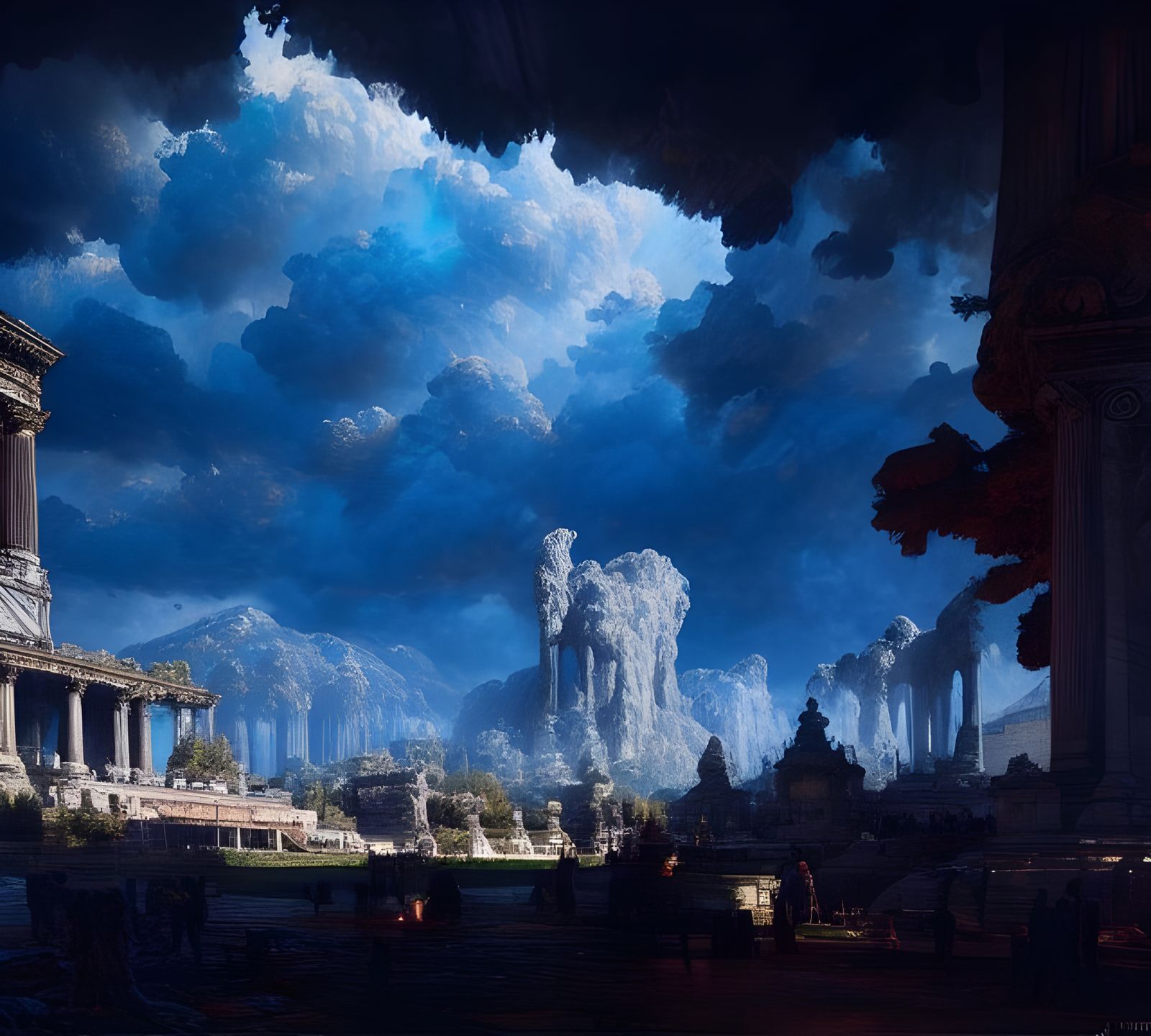 Inca and Mayan Architecture: A Fantastical Painting