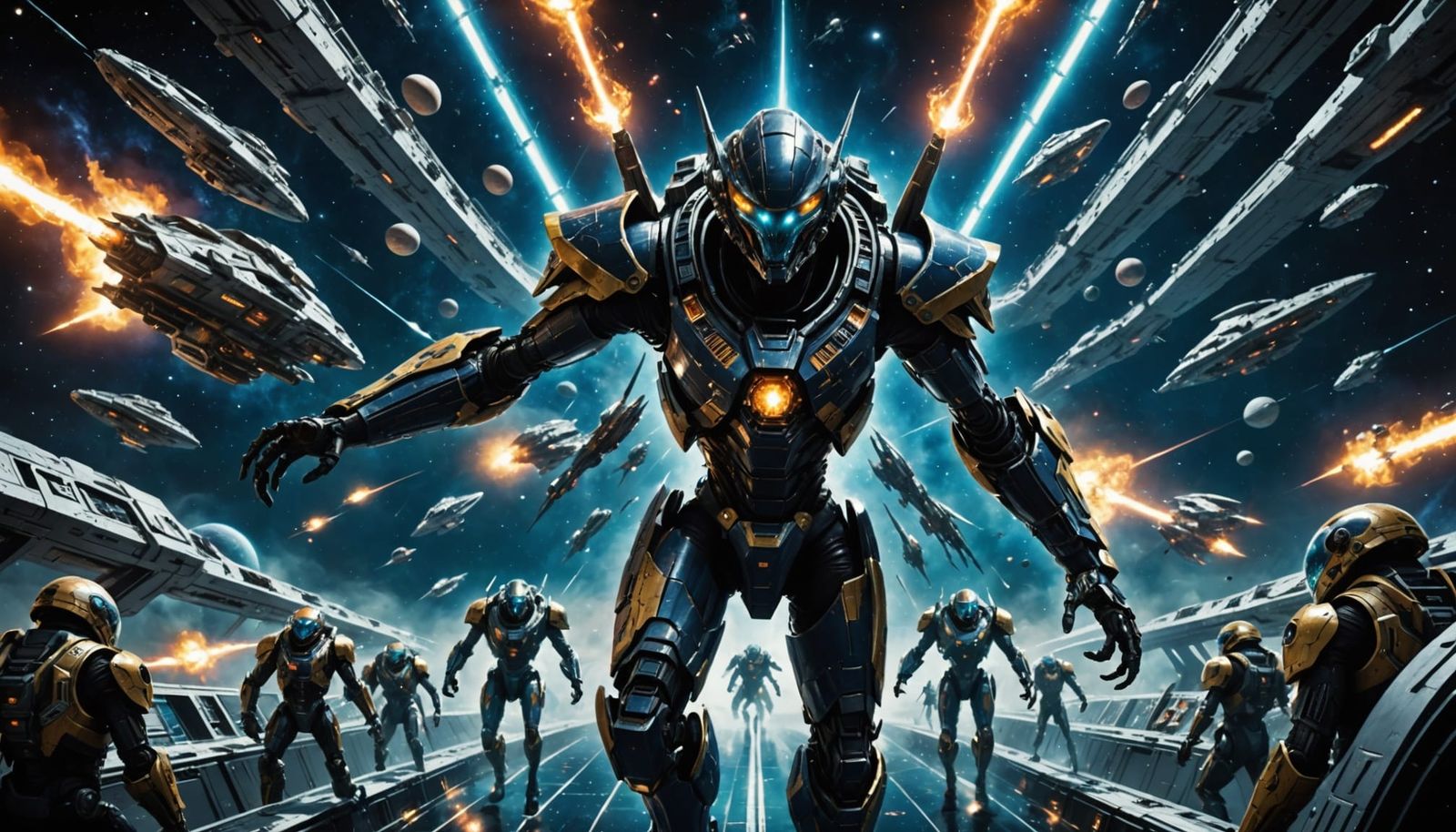 Earth's Secret Space Fleet Emerges in Deep Space Showdown