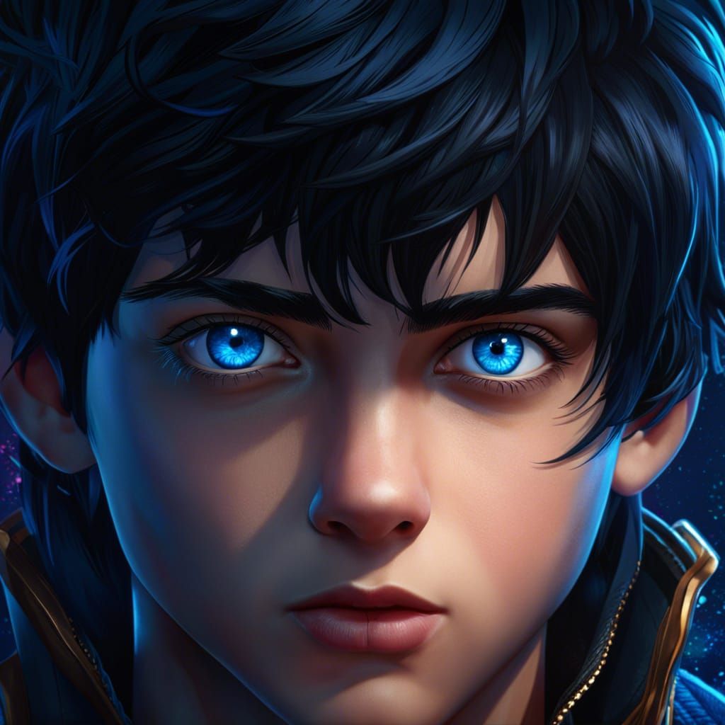Animated Teen Portrait in Detailed Matte Painting Style