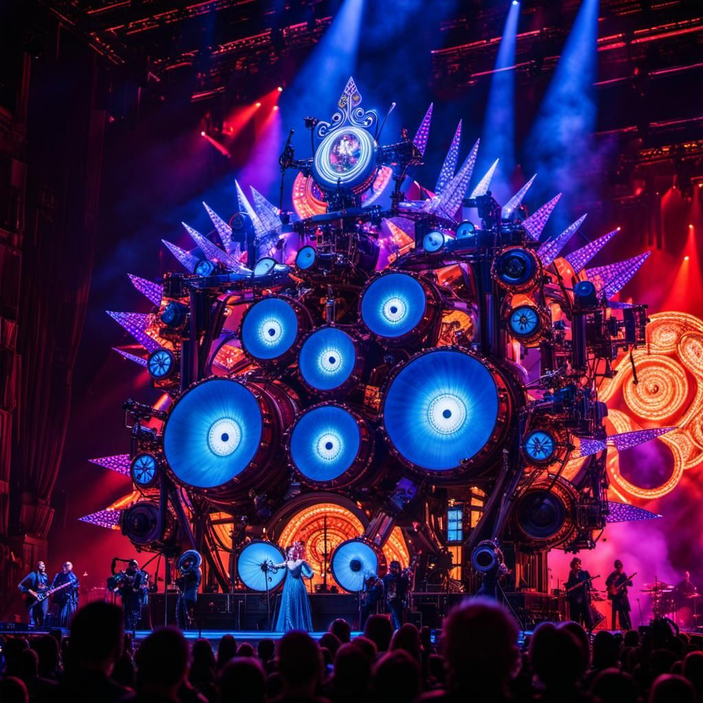 Epic Juno Reactor Opera Performance in Divine Psychedelic Ar...