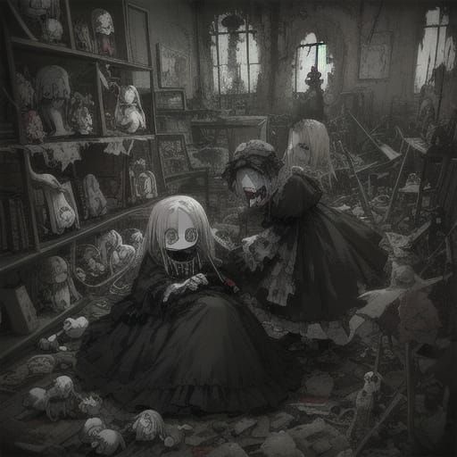 Creepy Dolls Battle in Haunted Toy Store