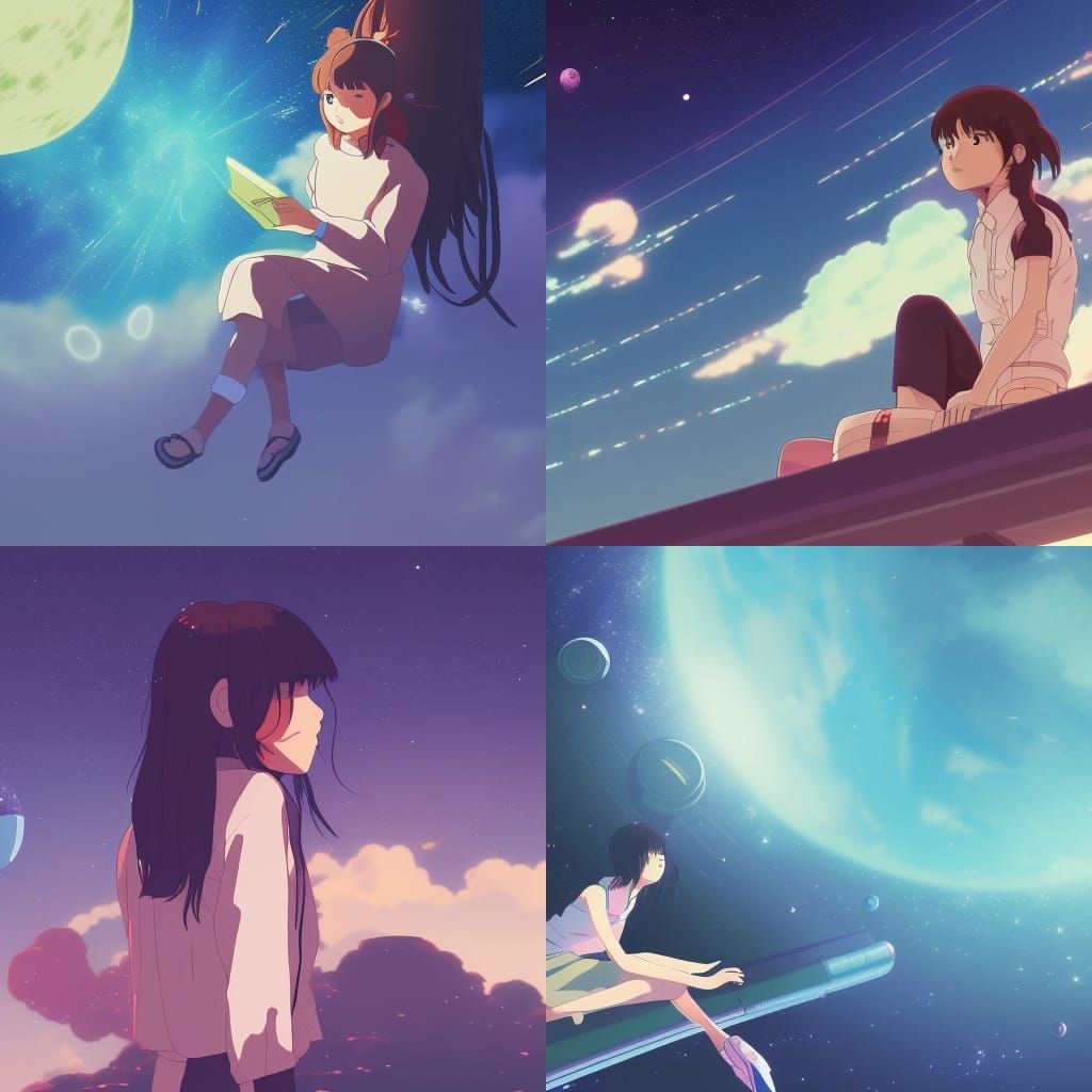 Lofi Girl in Space: Anime Key Visual