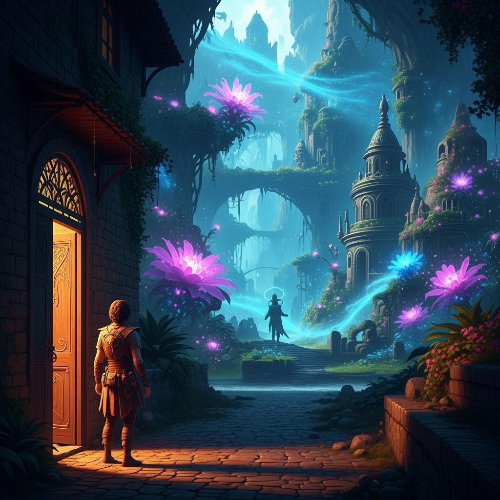 Ethereal Realm Discovered in Cobblestone Alleyway