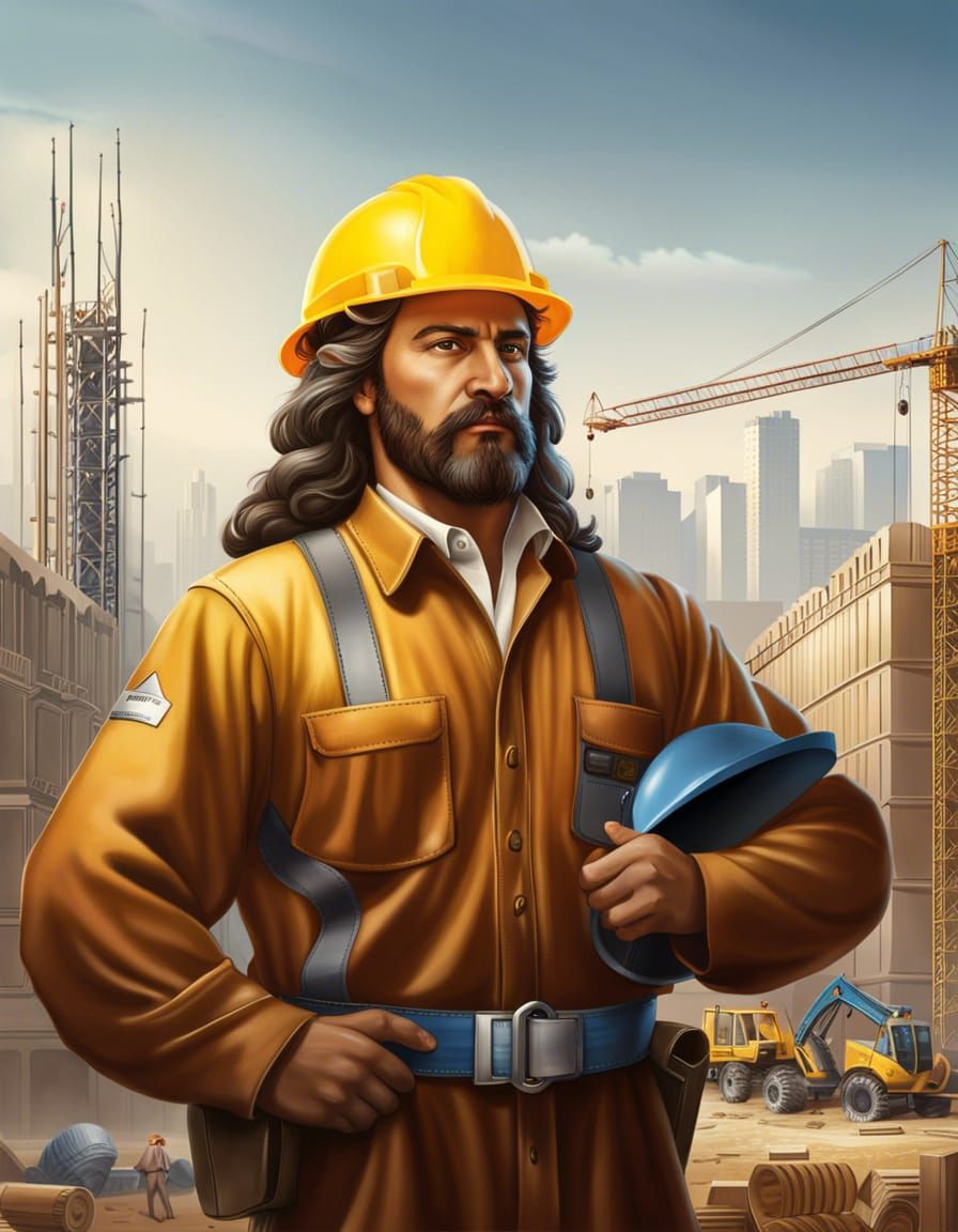 Da Vinci as Contractor in Maximalist Style