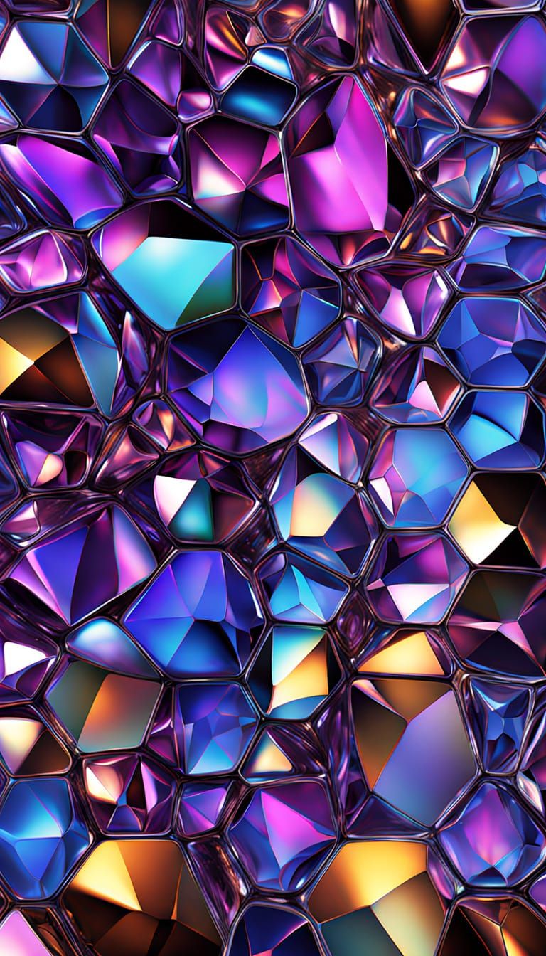 Abiotic Evolution of Crystalline Structures in Zero Gravity