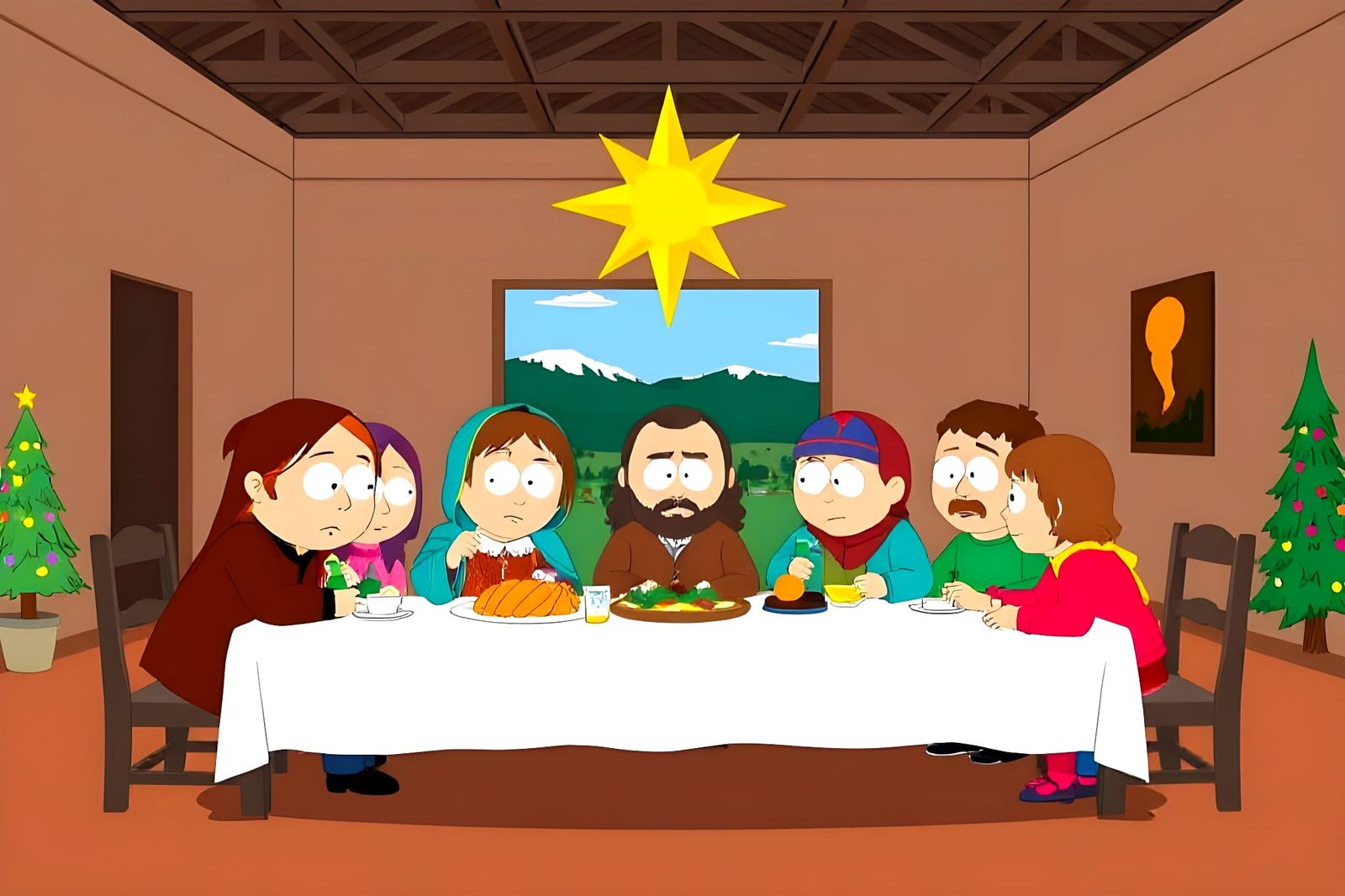 The Last Supper in a Hilarious South Park Twist