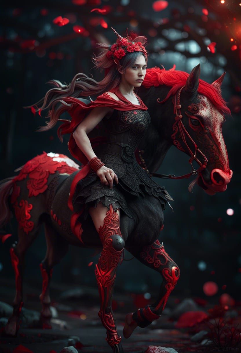 Centauress horsing around !