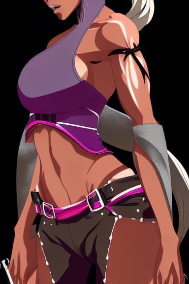 Badass Warrior Woman Portrait in 8K Resolution