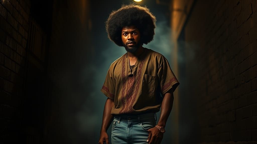 Mysterious Man in Alleyway: Blaxploitation Film Noir