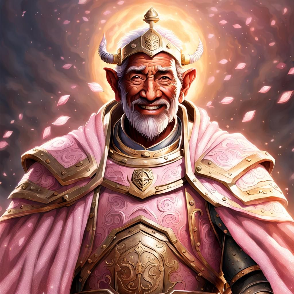 Inspirational Image of an Aged God of Life