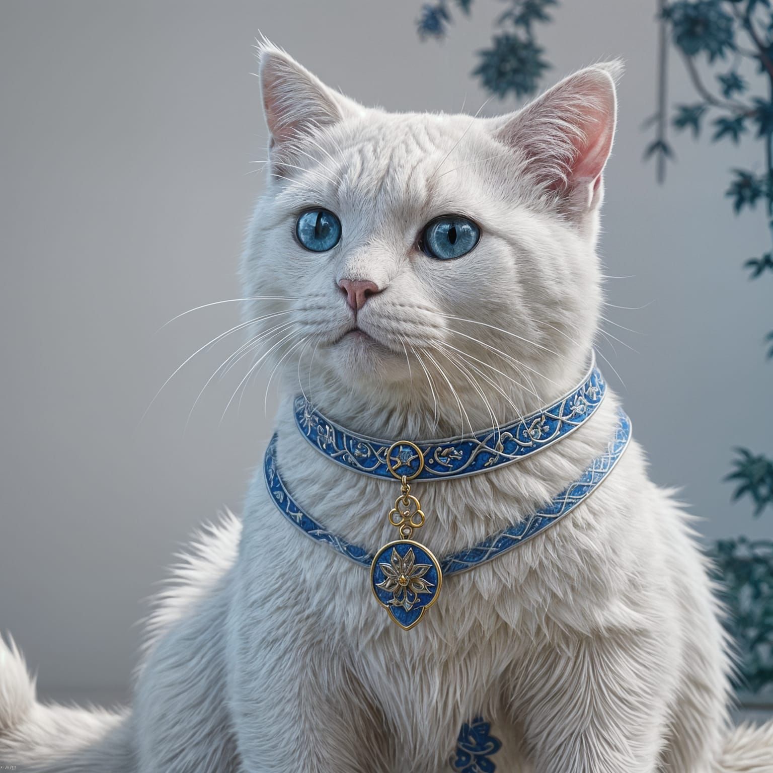 Porcelain Cat: 3D Game Cinematic Render