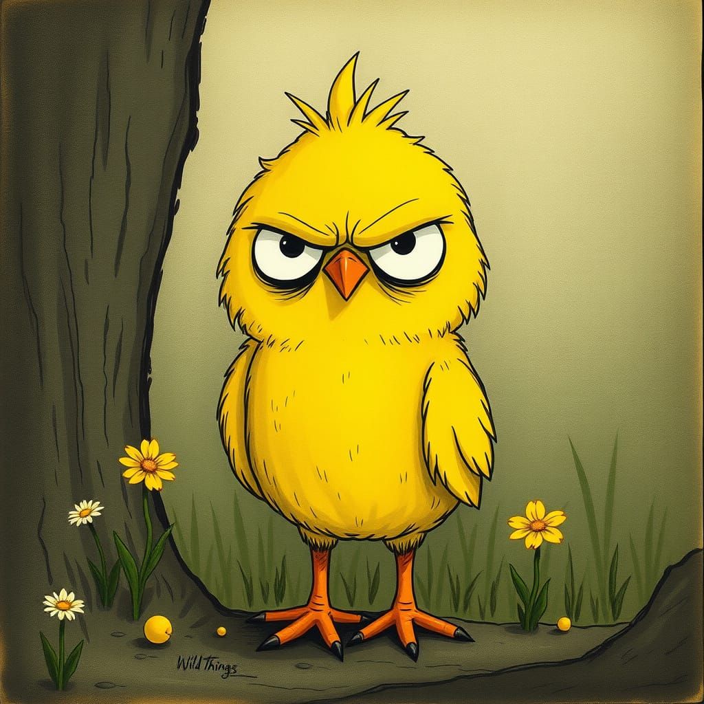 Grumpy Chick