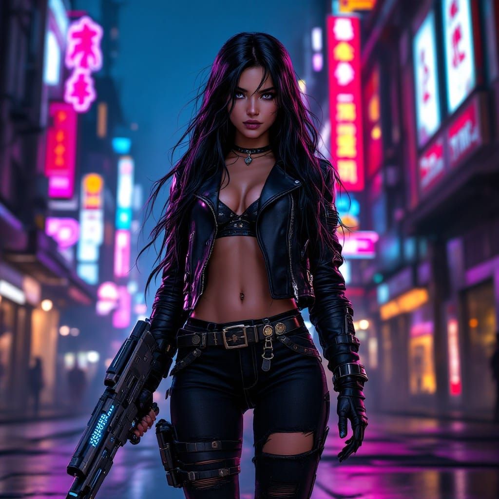 Cyberpunk Warrior Princess Raya
