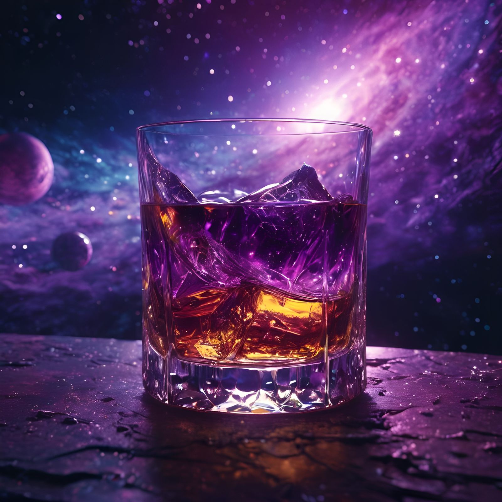 Cosmic Whiskey at the Edge of Infinity