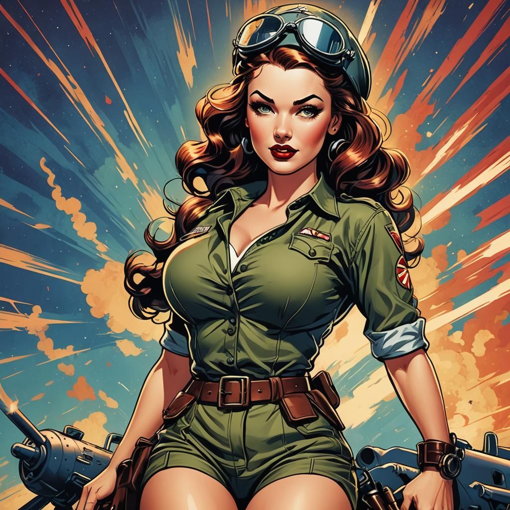 World War 2 pinup