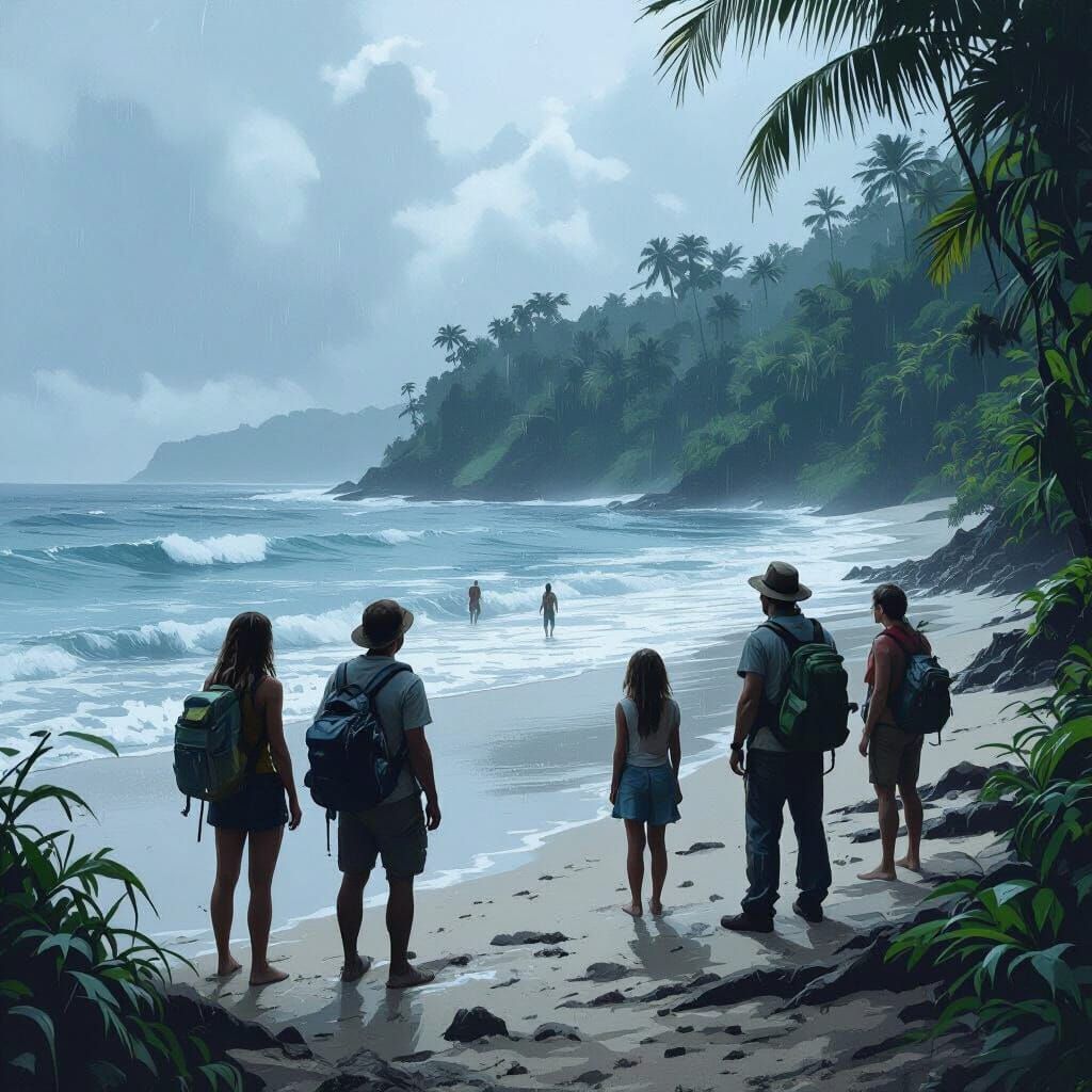 Isla Sorna: Ominous Arrival on the Island