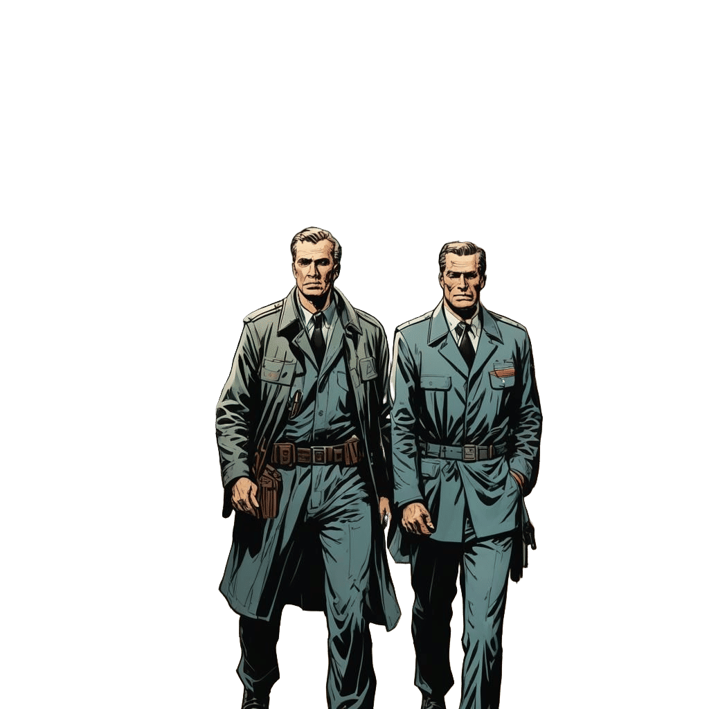 Soviet Union: US Agents in Comic Book Style