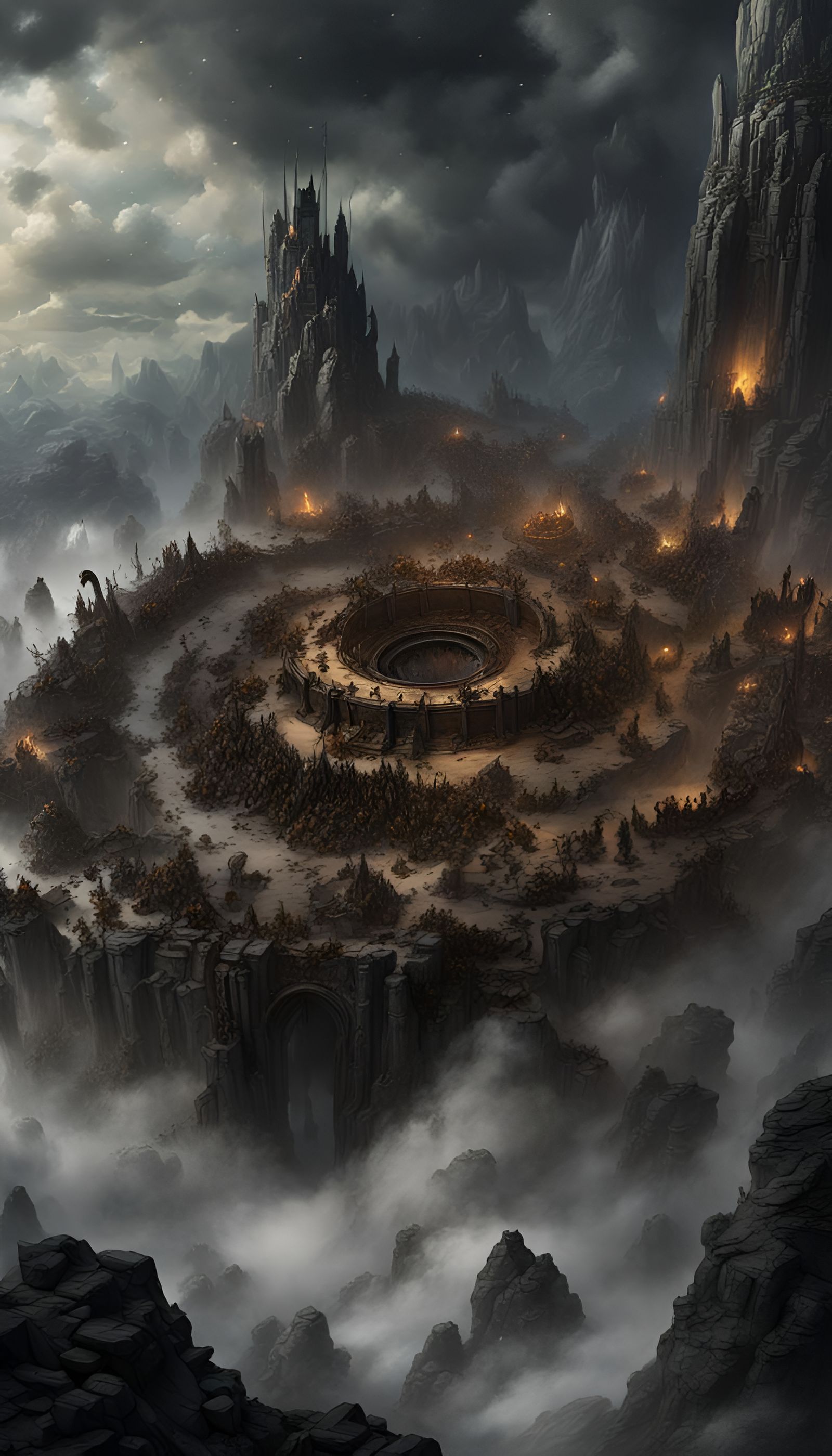 The One Ring in a Cloud of Orcs