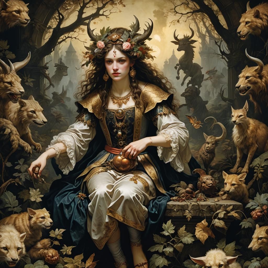 Grotesque Beauty: Hyper-Intricate Art with Rembrandt Lightin...