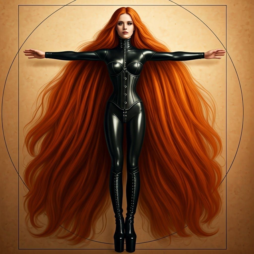 Vitruvian woman