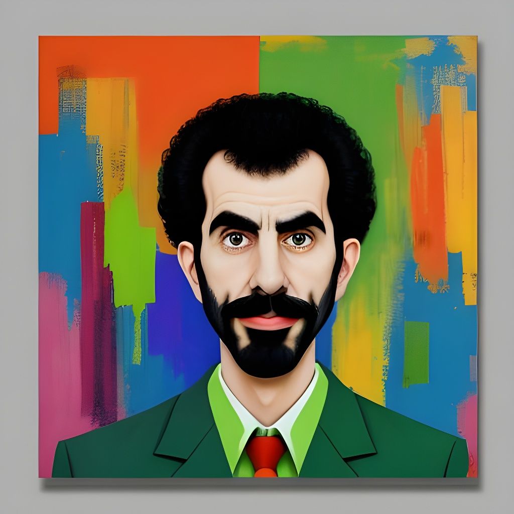 Abstract Art in Complementary Colors