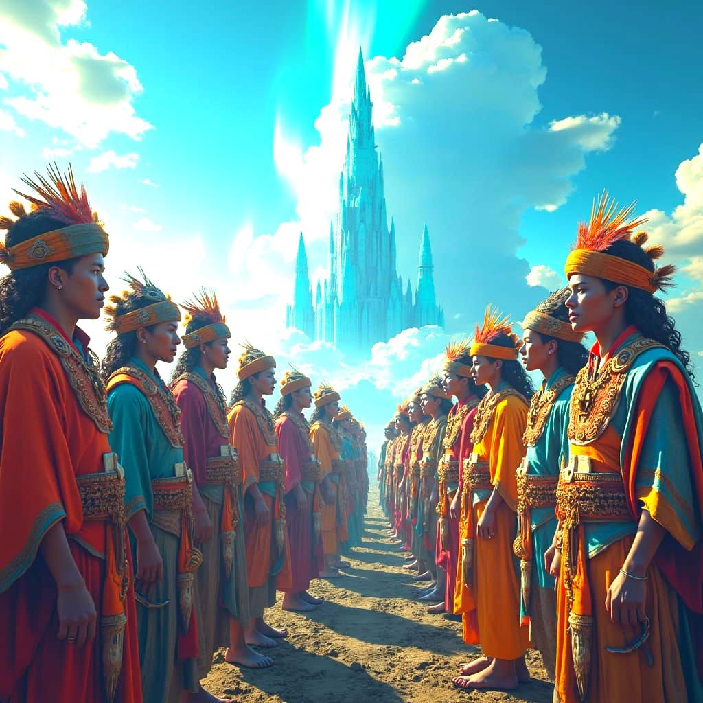 Inspired Faces of Earth: Detailed Matte Painting