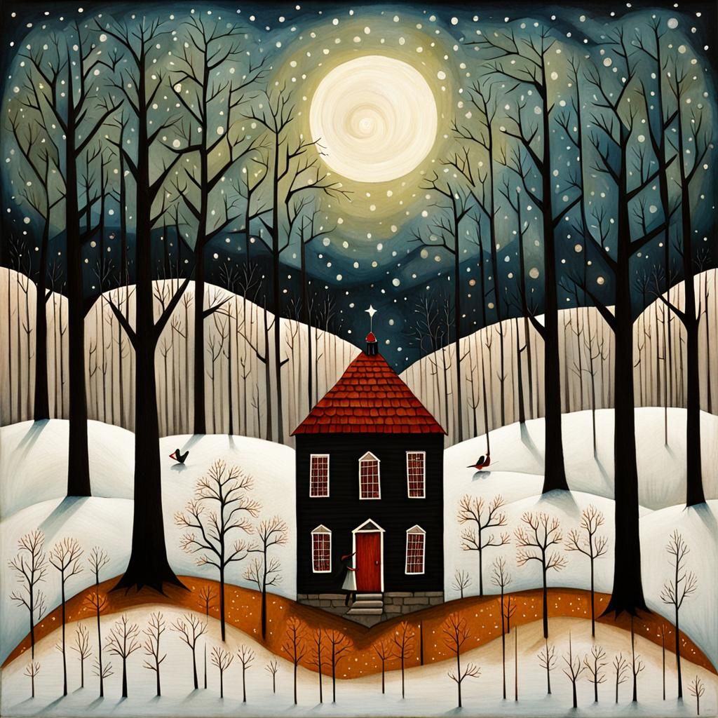 Abstract Painting in Modern Style