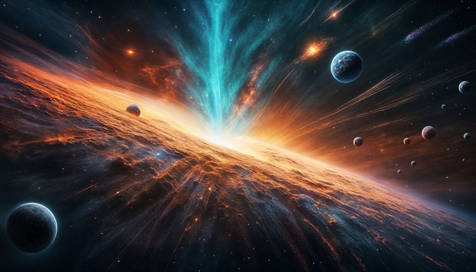 Realistic Comet in Deep Space