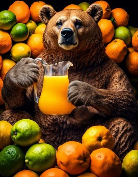 Visceral Horror Fur Mitts Portrait in High Contrast