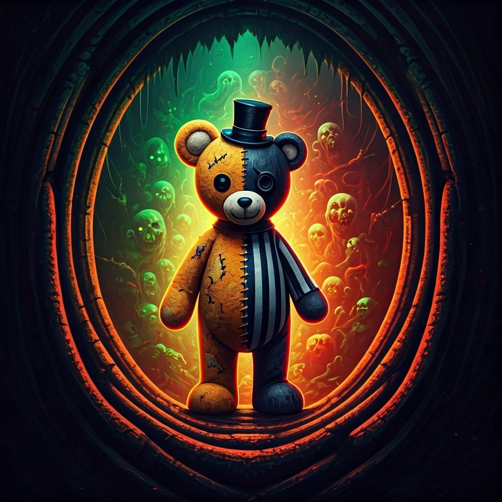 Creepy Teddy Bear by Supernatural Portal