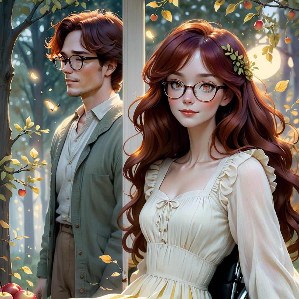 Whimsical Romantic Illustration