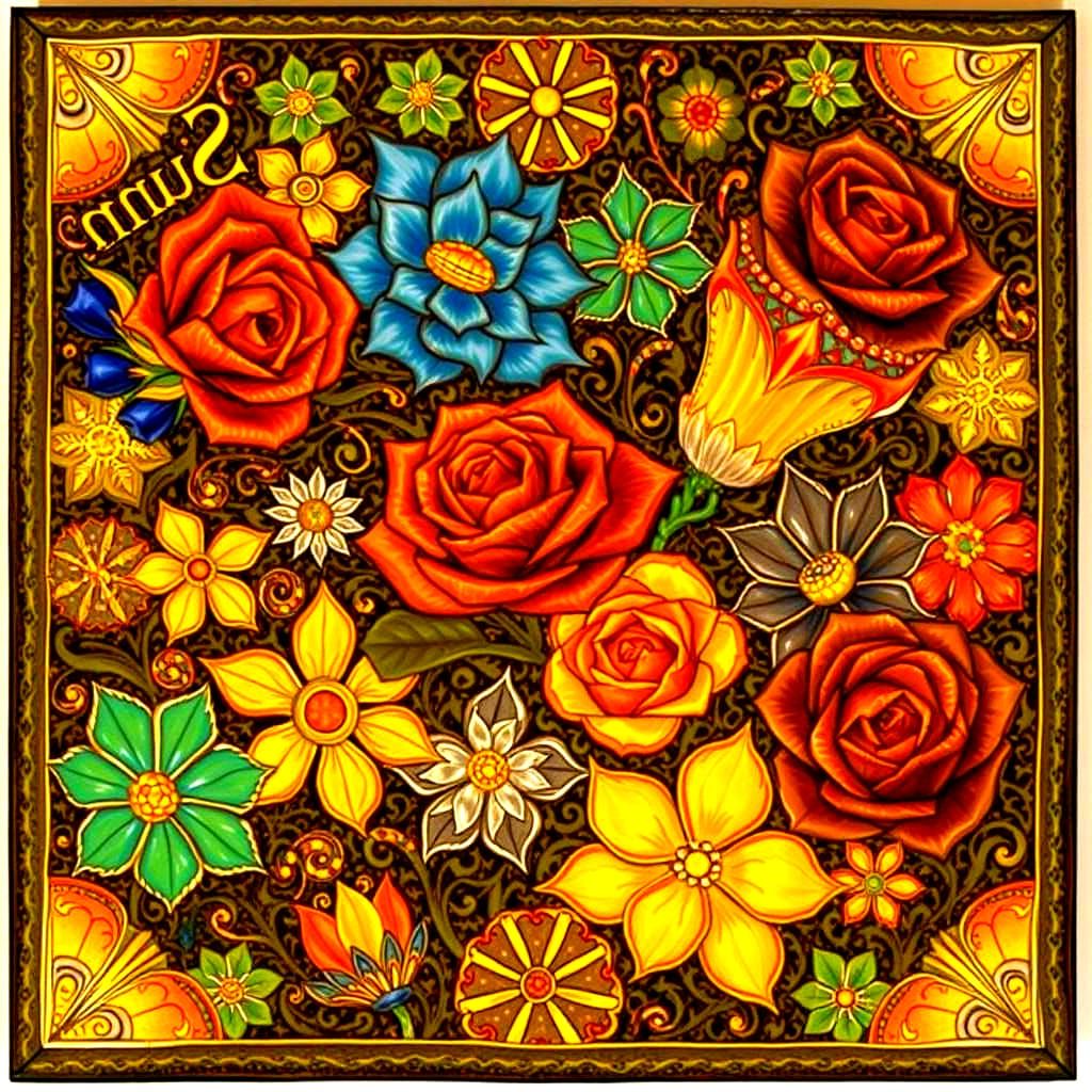 Desire in the Sun: AI Generated Image