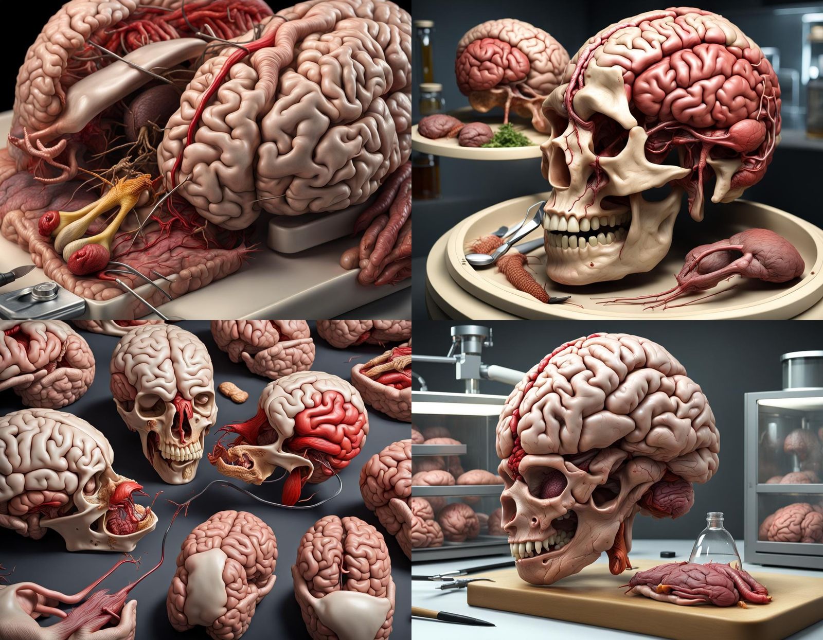 Disturbing Vivisection Scene in Photorealistic 8K