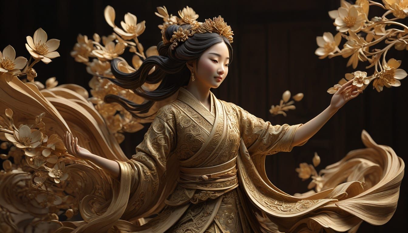 Dancing Chinese Girl