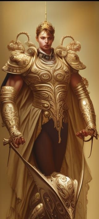 God Emperor of Man in Rococo Style