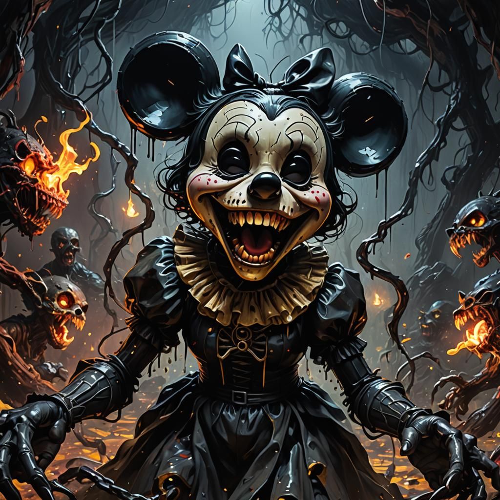 Nightmare Minnie Mouse