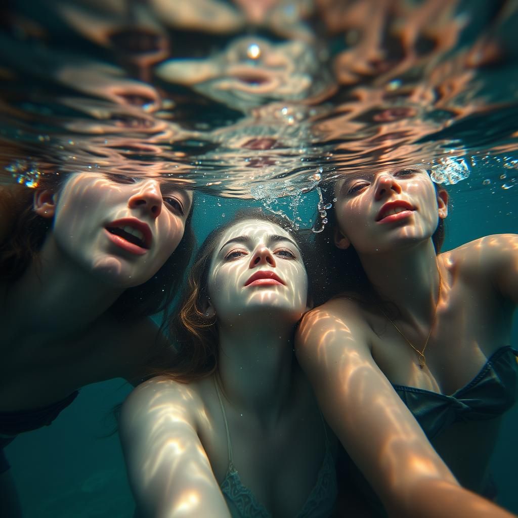 Underwater Magical Scene in Monks' Style