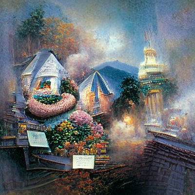 Idyllic Landscape in Luminist Style